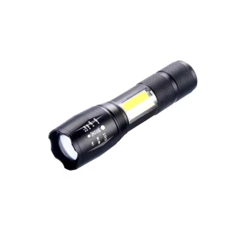 TORCHE LED RECHARGEABLE AVEC ZOOM STYLE MILITAIRE - Image 2