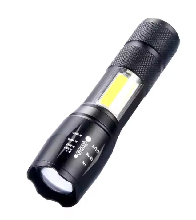 TORCHE LED RECHARGEABLE AVEC ZOOM STYLE MILITAIRE - Image 6