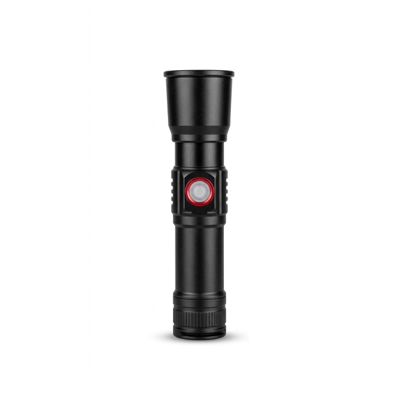 Torche LED Rechargeable - TORCHE-LED Noir 