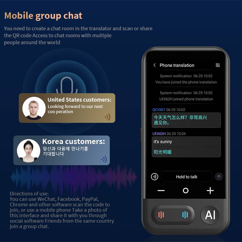 Traducteur Portable Instantanée Z16 avec Intelligence Artificielle - Image 4