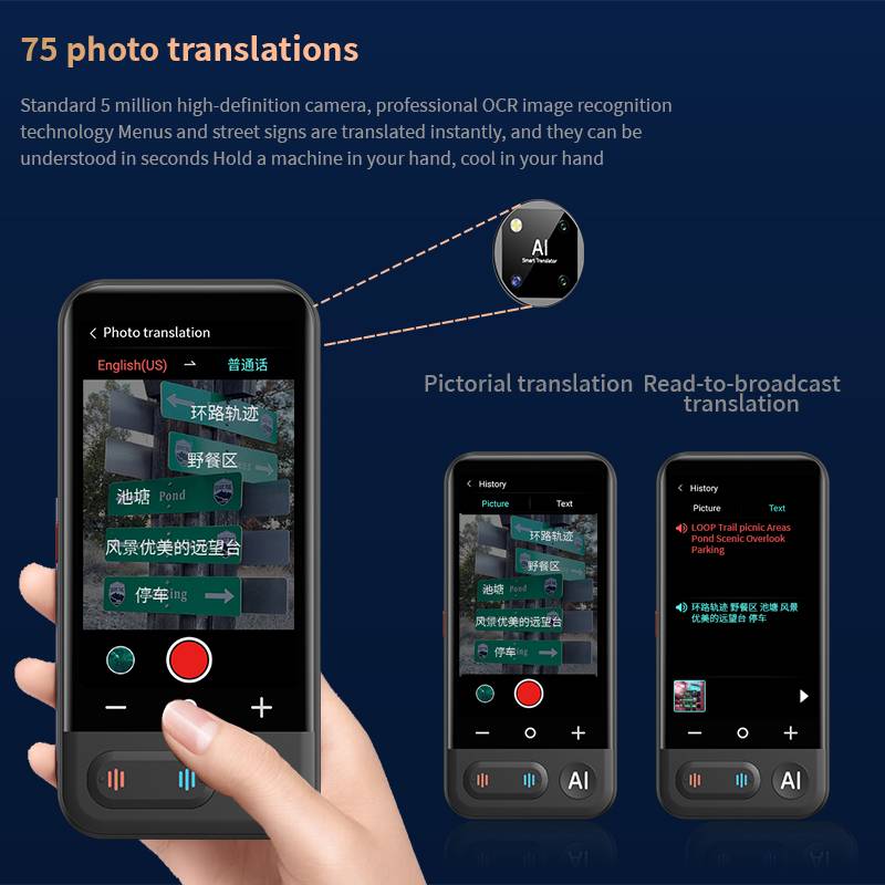 Traducteur Portable Instantanée Z16 avec Intelligence Artificielle - Image 7