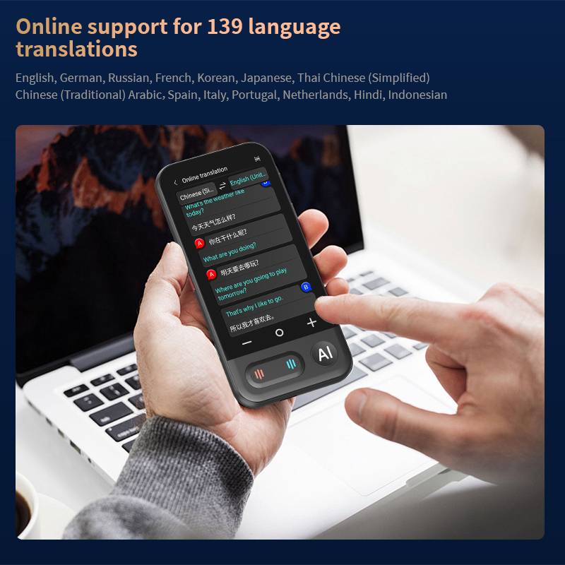 Traducteur Portable Instantanée Z16 avec Intelligence Artificielle - Image 3