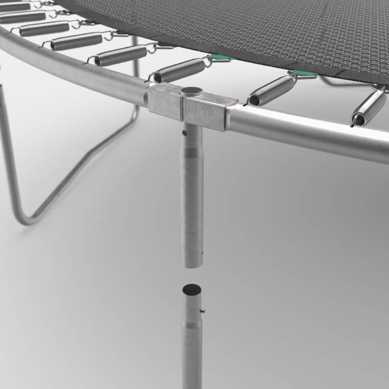 Trampoline 360 DOMYOS avec filet de protection - Noir - Image 4