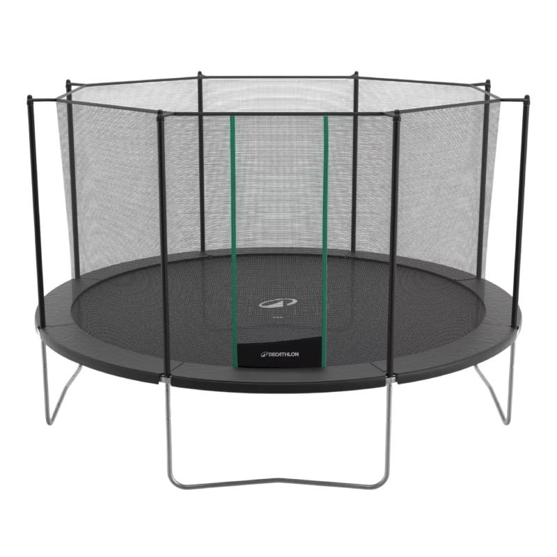 Trampoline 420 DOMYOS avec filet de protection - Noir