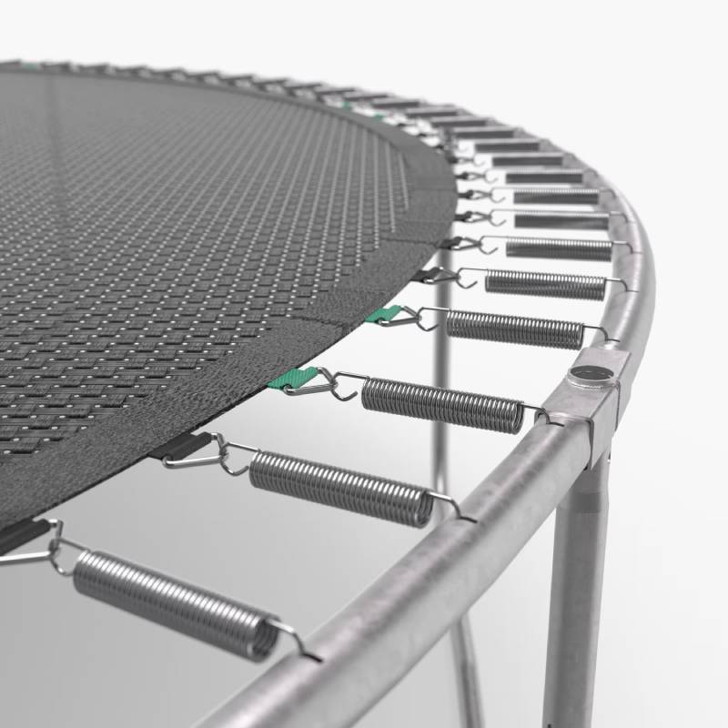 Trampoline 420 DOMYOS avec filet de protection - Noir - Image 6