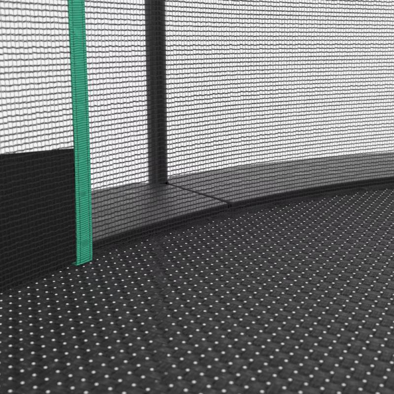 Trampoline 420 DOMYOS avec filet de protection - Noir - Image 3