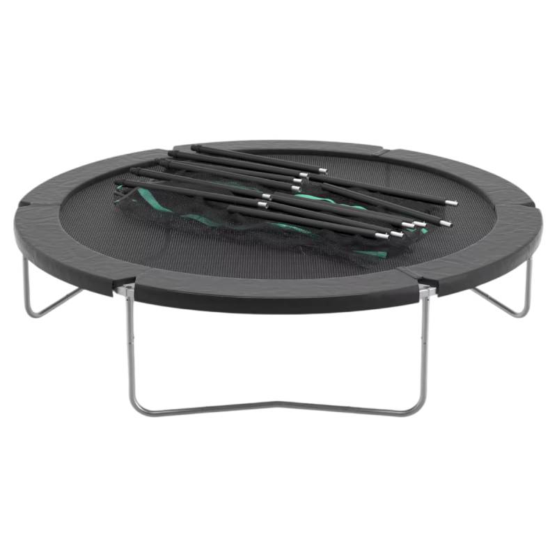  Trampoline rond DOMYOSS Trampoline 300 avec filet de protection - Noir - Image 2