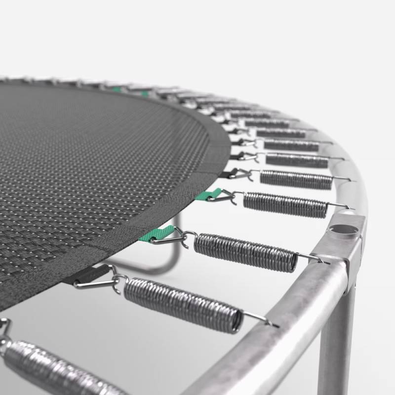  Trampoline rond DOMYOSS Trampoline 300 avec filet de protection - Noir - Image 3