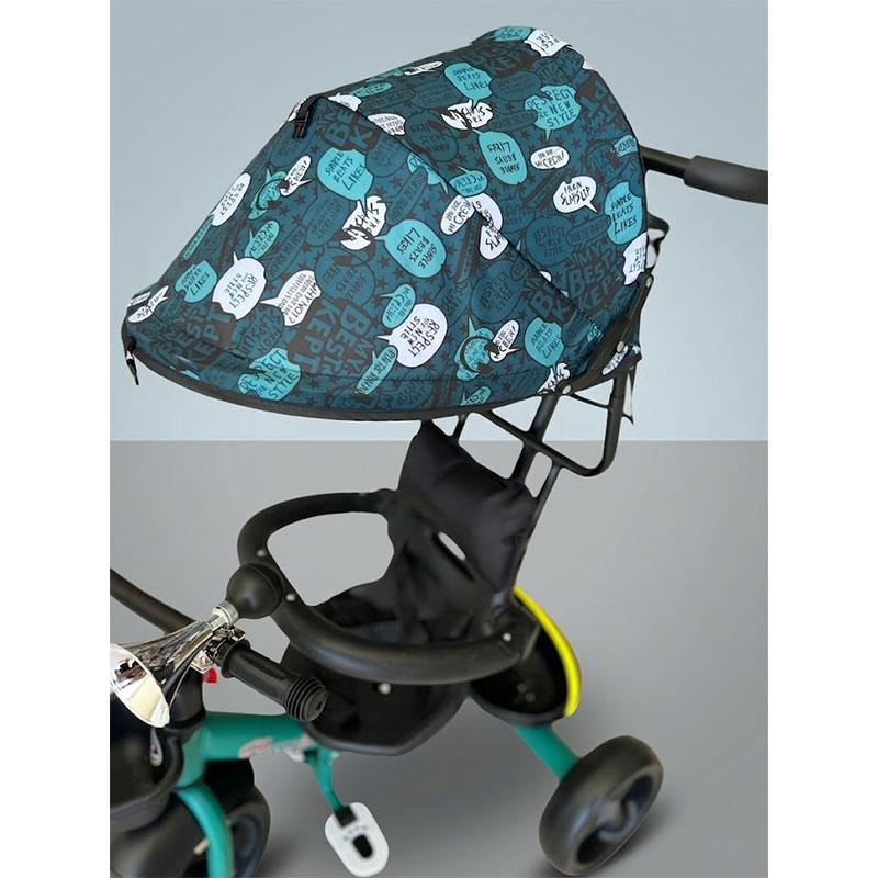 Tricylce Pour Enfant Happy Baby 520L - Vert d'eau - Image 2