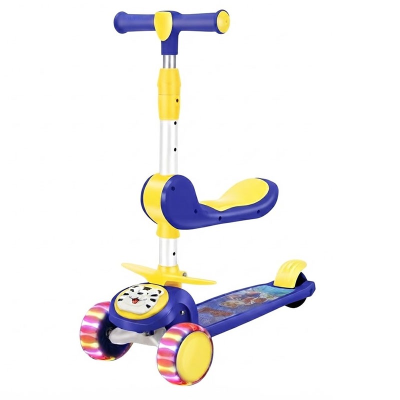 Trottinette multifonction 3-en-1 Enfant 2177 - 3 Roues - Bleu