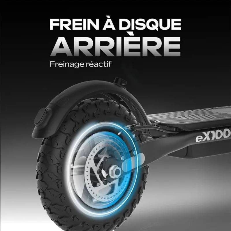 Trottinette électrique URBANGLIDE EZWAY EX100 - Noir - Image 4