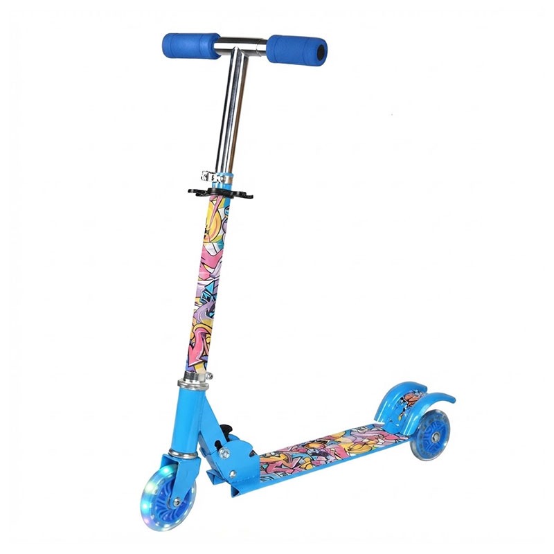 Trottinette 12042-1 Enfant Réglable - 3 Roues - Bleu
