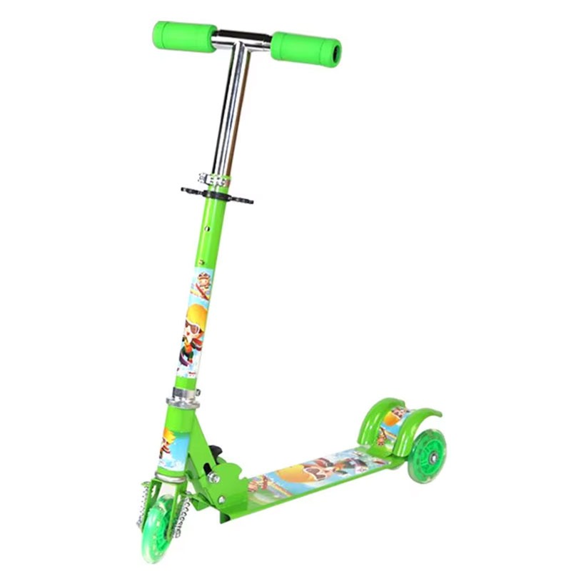 Trottinette 12042-1 Enfant Réglable - 3 Roues - Vert