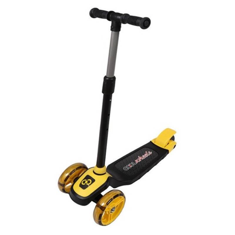 Trottinette Pour Enfant COOL WHEELS En Acier - Jaune