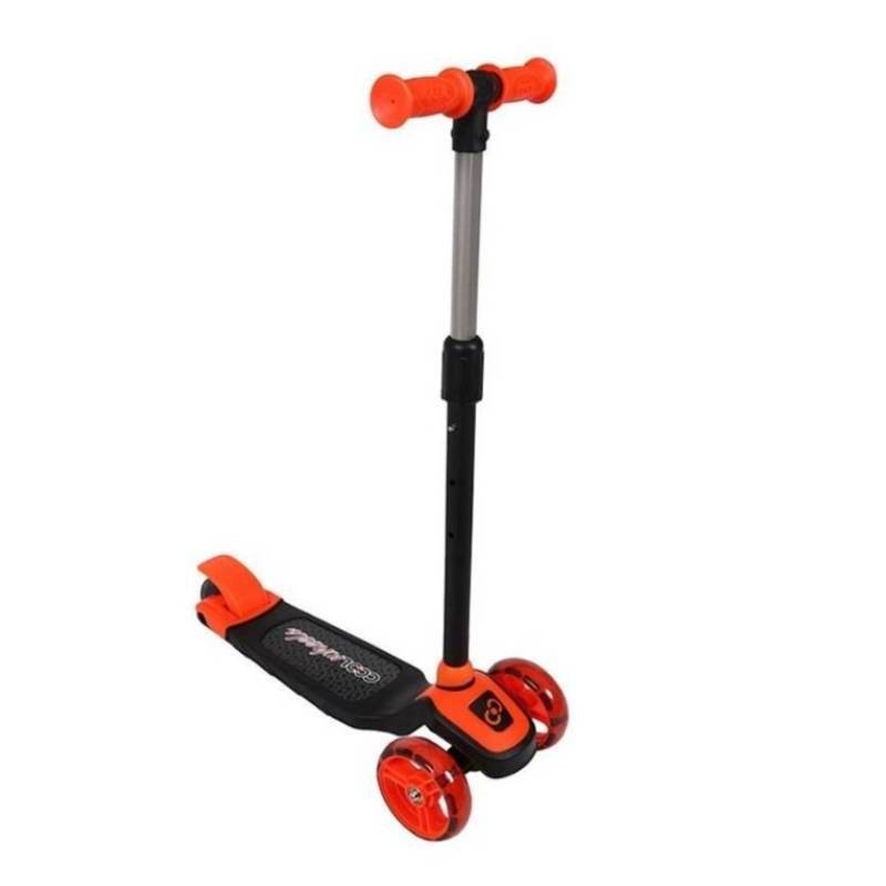 Trottinette Pour Enfant COOL WHEELS En Acier Lumineux - Orange