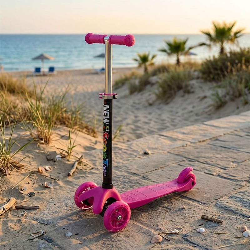 Trottinette Pour Enfant Sport 3 Roues - Rose - Image 2