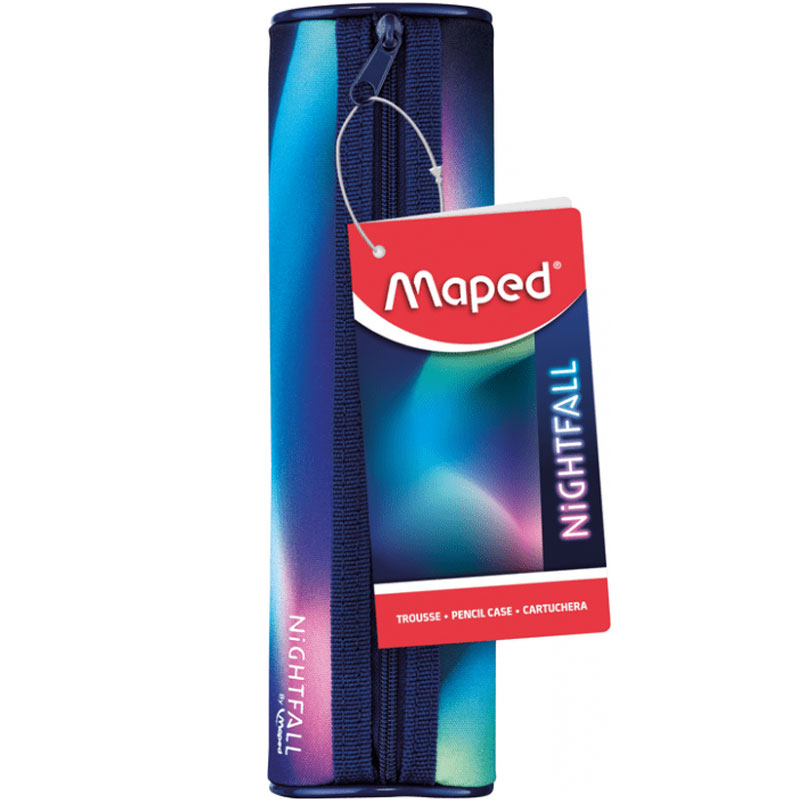 Trousse Scolaire Tube Vide MAPED Nightfall Teens - Assortis - Image 3
