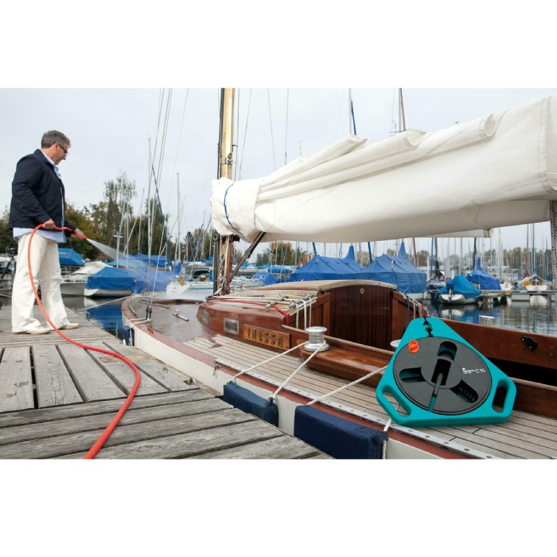 TUYAU PLAT TEXTILE CLASSIC 15MM EN BOÎTIER-ENROULEUR - GARDENA - Image 3