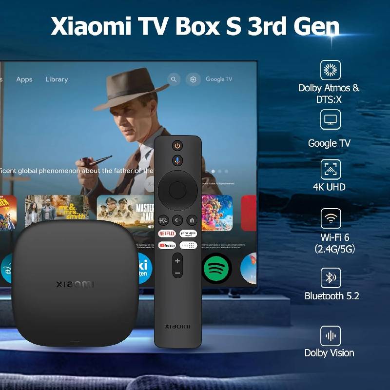 TV Box XIAOMI S 3rd Génération MDZ-32-AA 4K UHD Google TV - Image 5