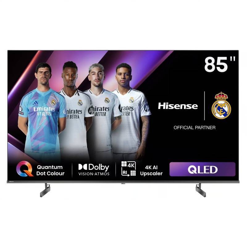 TV Hisense 85″ Smart Série Q6N QLED 4K UHD - Noir - Image 2
