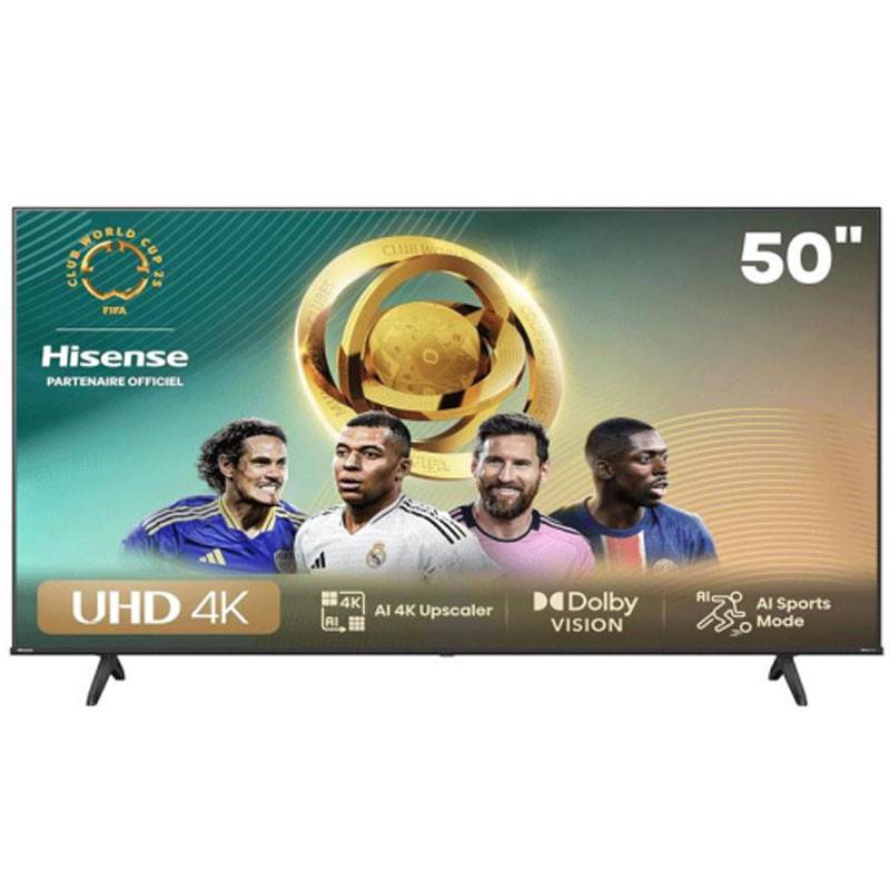 TV Hisense A6GN 50" UHD 4K Smart Google TV - Noir