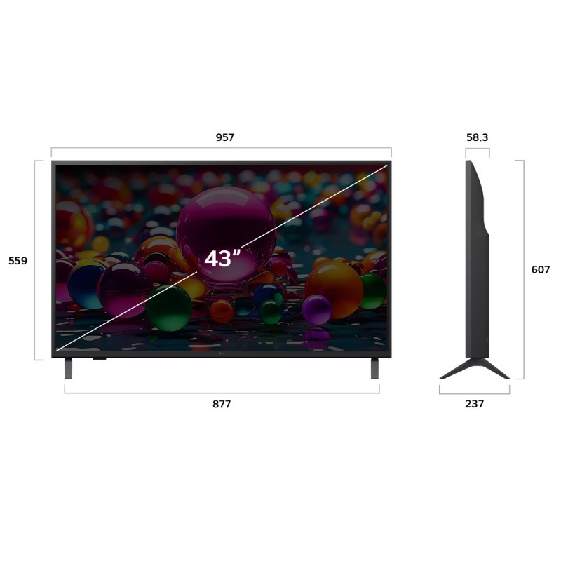 TV LG 43'' AI UA85 4K Smart (43UA85006LA)  - Image 3