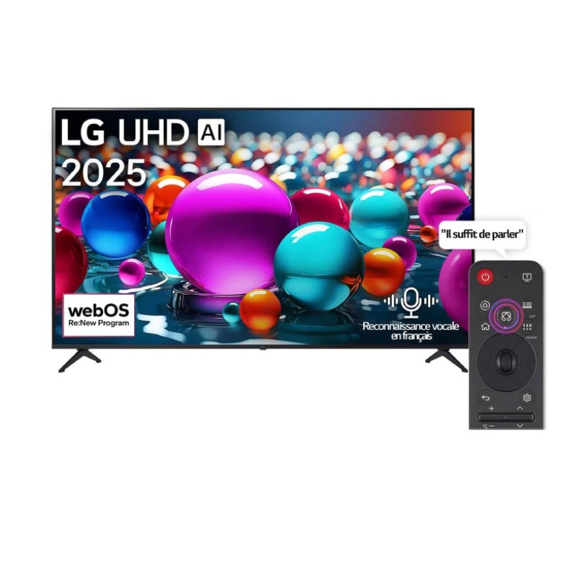 TV LG 55'' AI UA85 4K Smart (55UA85006LA), Photo boutique MyTek chez MyTek