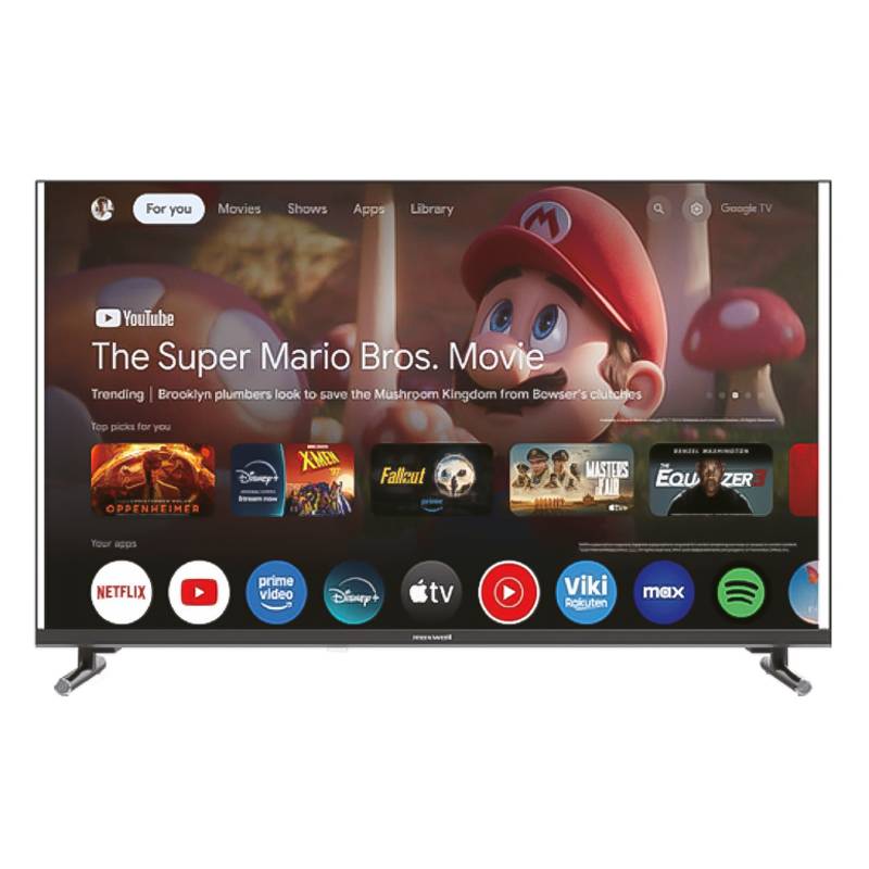 TV MAXWELL MG60 55" QLED 4K Smart Google TV avec Récepteur Intégré