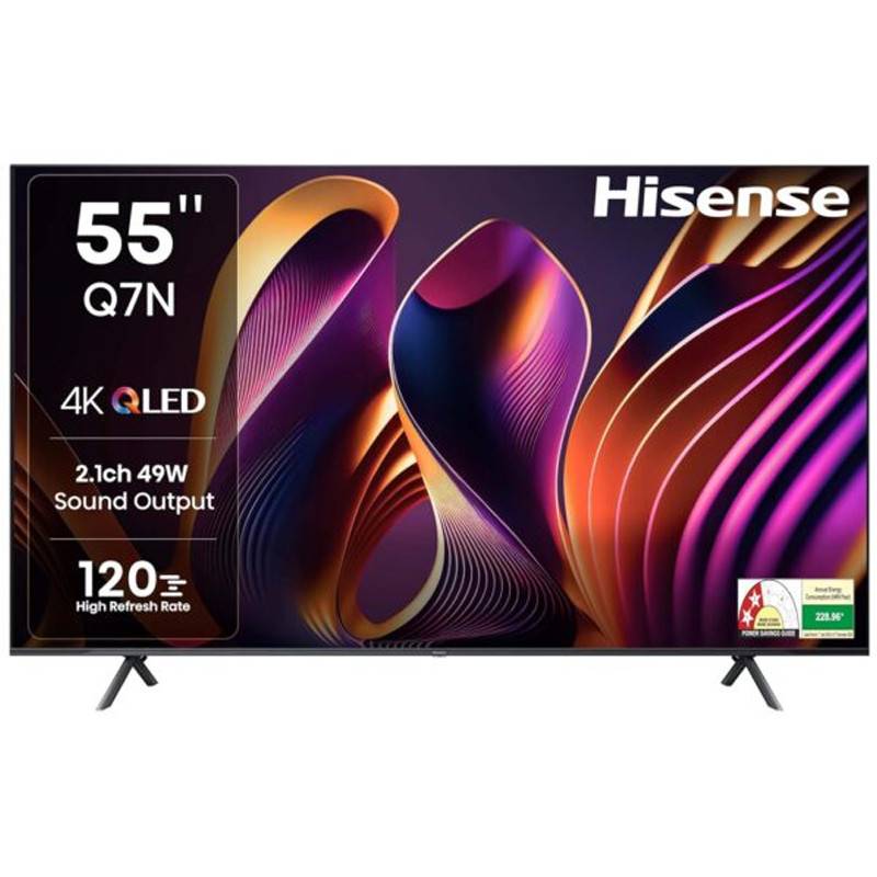 TV Hisense 55Q7N 55" QLED 4K Vidaa Smart TV Noir, Photo boutique MyTek chez MyTek