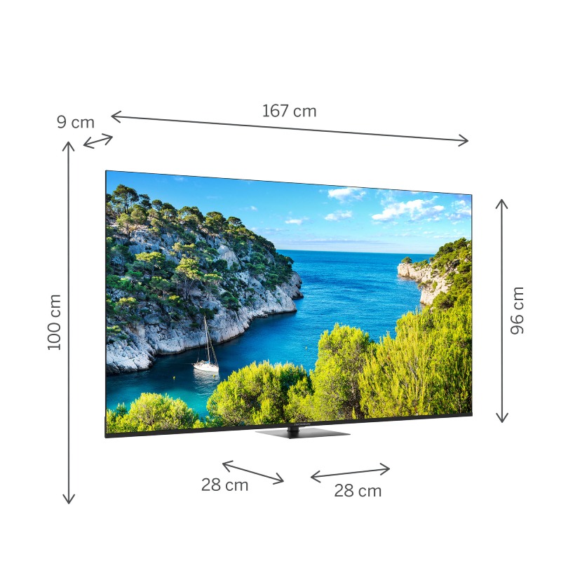 TV Thomson 75" 75UG5C14 UHD 4K Google Tv - Noir - Image 2
