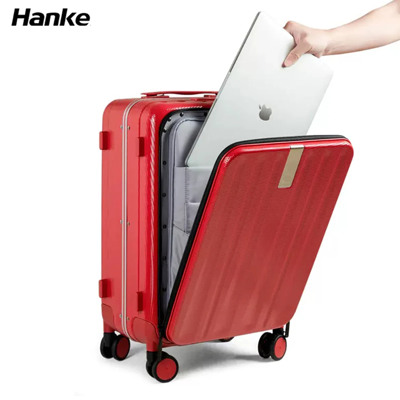Valise HANKE H9861 Polycarbonate Moyenne 24" - Rouge - Image 2