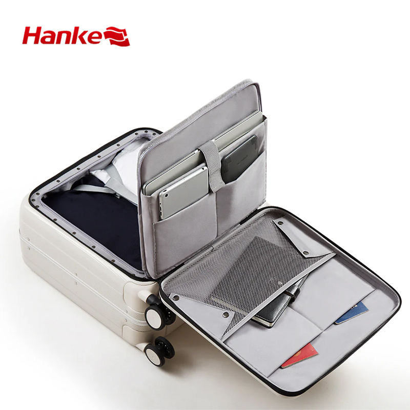 Valise HANKE H9861 Polycarbonate Moyenne 24" - Rouge - Image 3