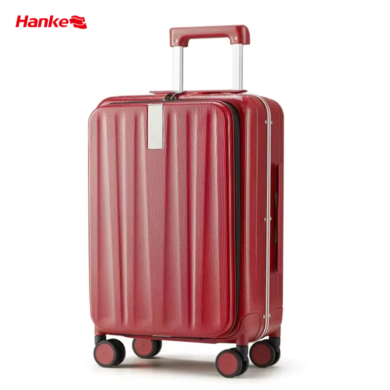 Valise HANKE H9861 Polycarbonate Moyenne 24" - Rouge
