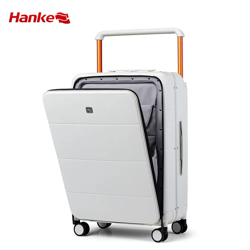 Valise HANKE H9862 Polycarbonate 20" - Blanc - Image 2
