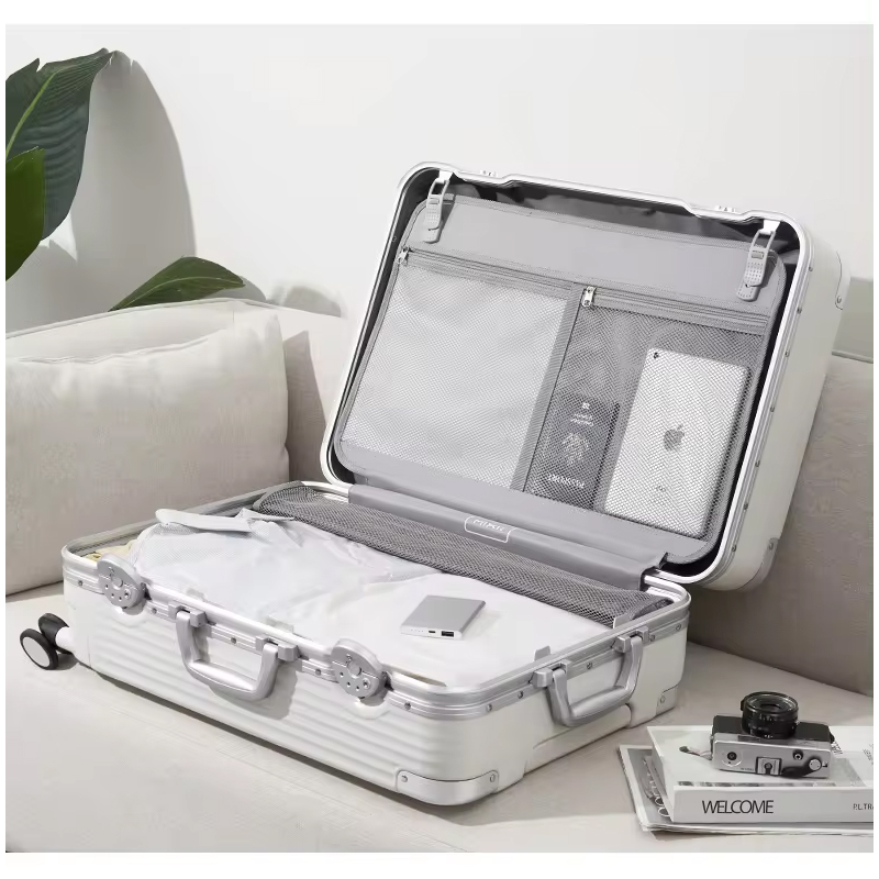 Valise HANKE M9279 Polycarbonate Small 20" - Blanc - Image 6