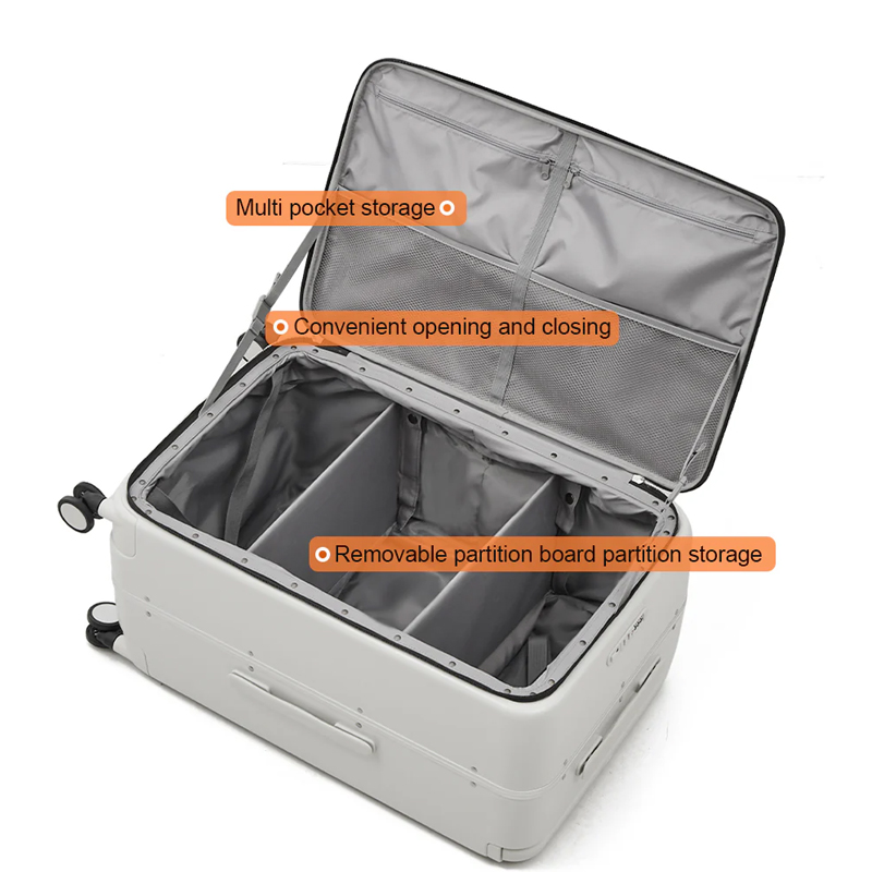 Valise HANKE M9280 Polycarbonate 26" - Rouge - Image 6