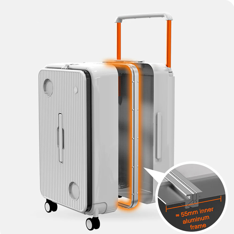 Valise HANKE M9280 Polycarbonate 26" - Rouge - Image 7