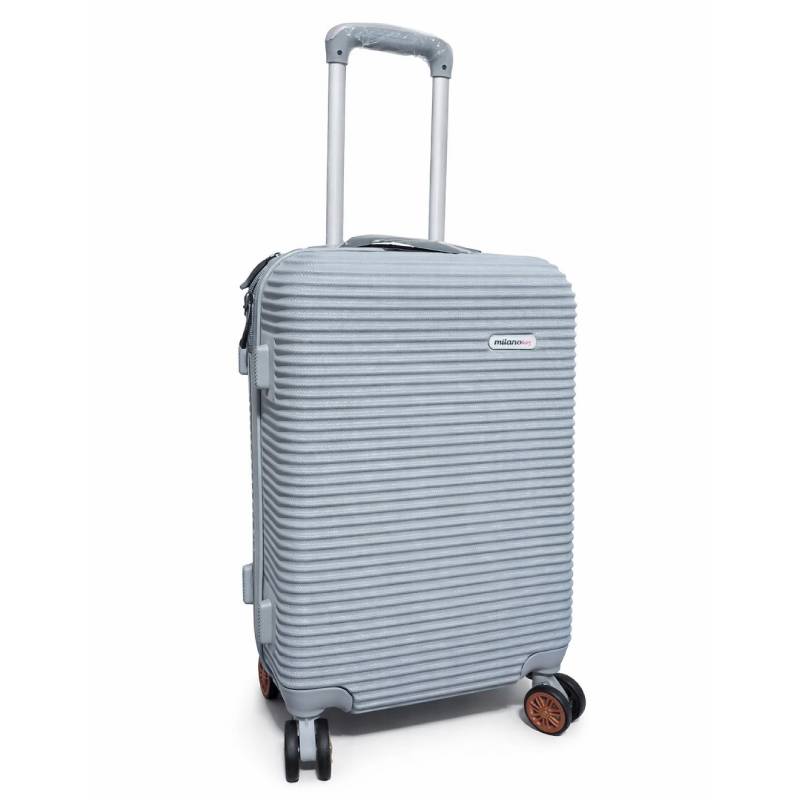 Valise Petit Modèle MILANO BAG avec 4 roues 360° - Gris