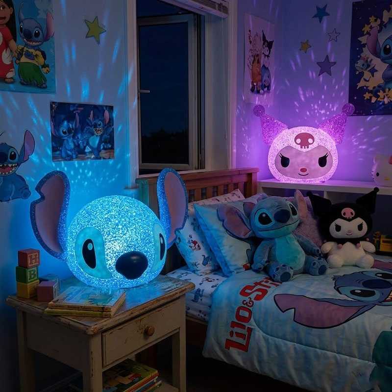 Veilleuse pour Chambre d’Enfants "Kuromi" - Violet - Image 2