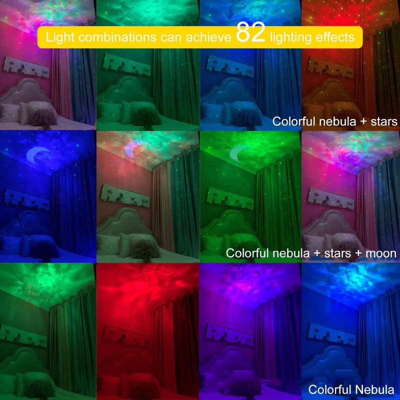 Veilleuse avec projection du ciel OCTAGON Bluetooth - Image 5