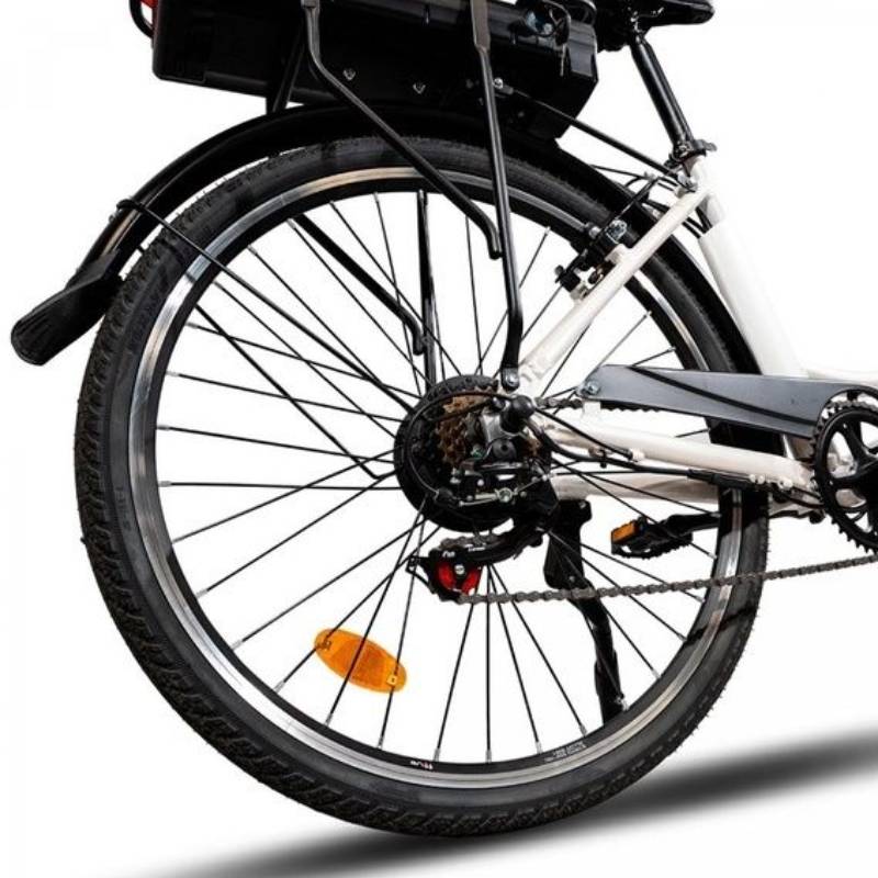 Vélo Électrique EMG JAMMY CITYBIKE CY2601 - Blanc - Image 3