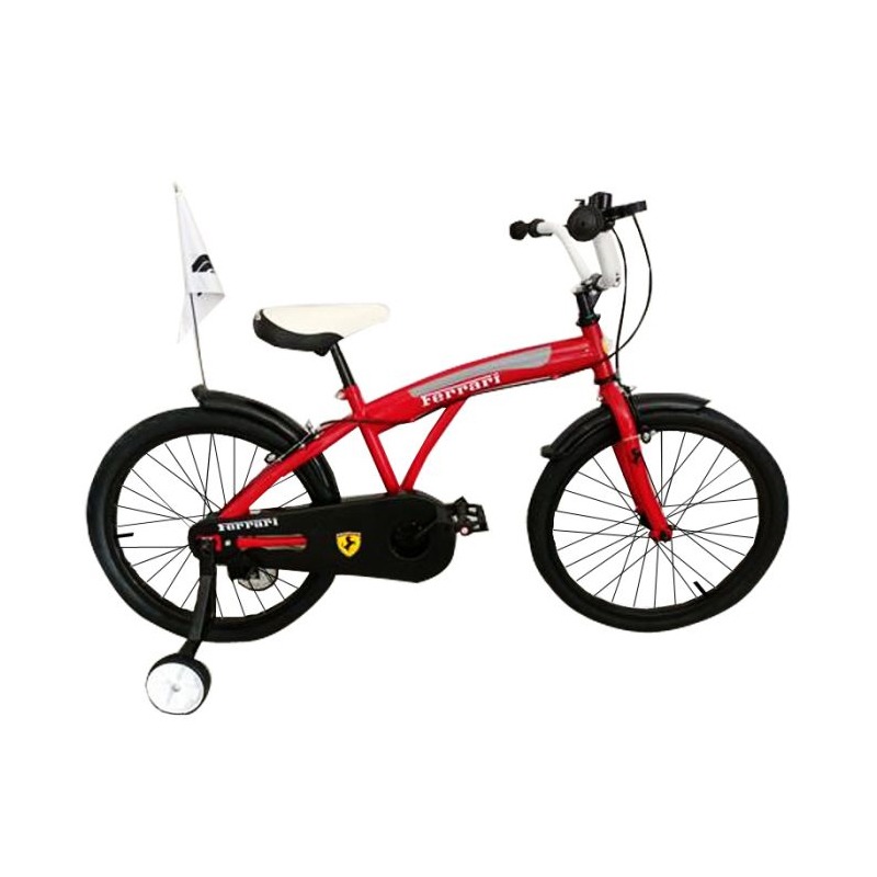 Vélo Enfant RODEO Ferrari Pour Garçon 16'' - Rouge&Noir