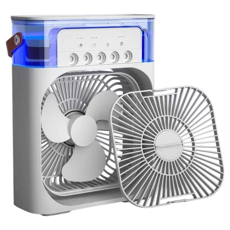 Ventilateur Brumisateur 2en1 Avec Réservoir d’Eau - Blanc - Image 2