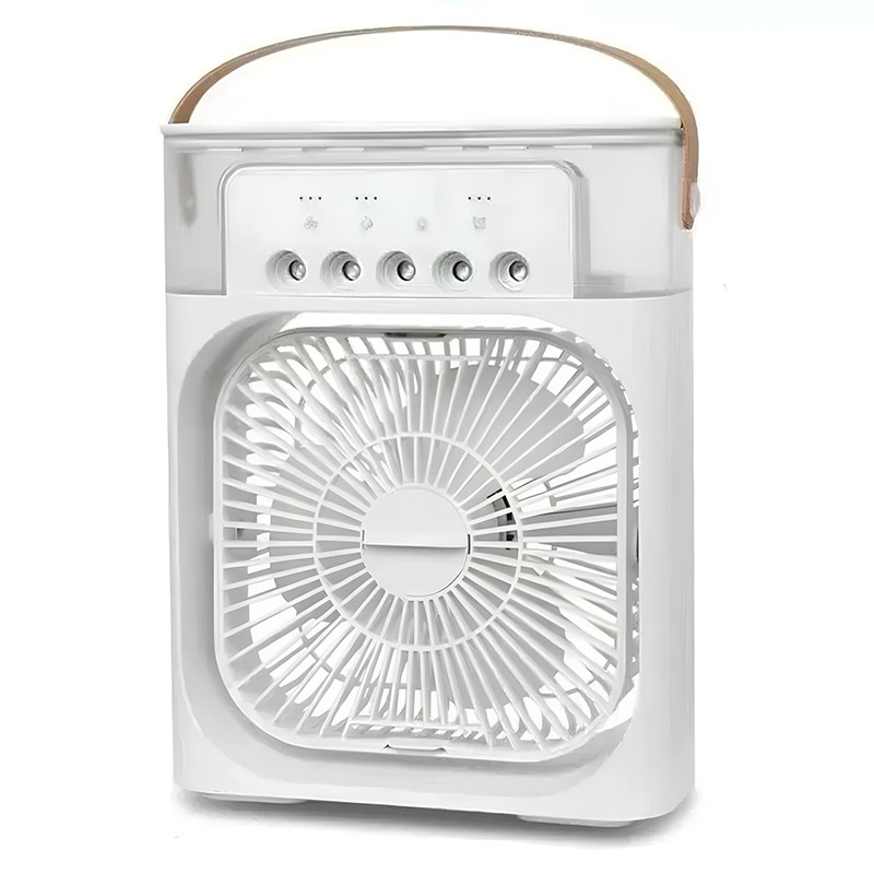 Ventilateur Brumisateur 2en1 Avec Réservoir d’Eau - Blanc