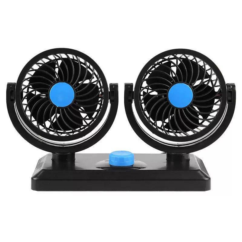Ventilateur Double de Voiture Pivotant 180°