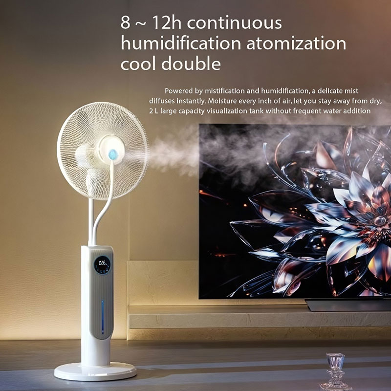 Ventilateur Humidificateur Sur Pieds LEXICAL ABM-1601 85W - Blanc - Image 5