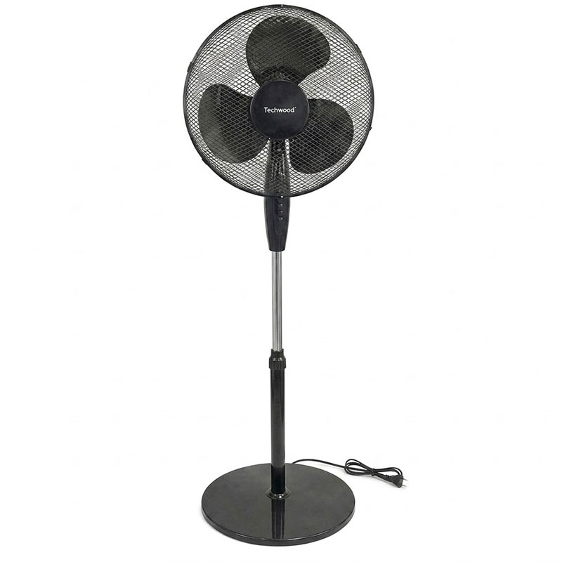 Ventilateur Sur Pied TECHWOOD TVE-4046 - Noir