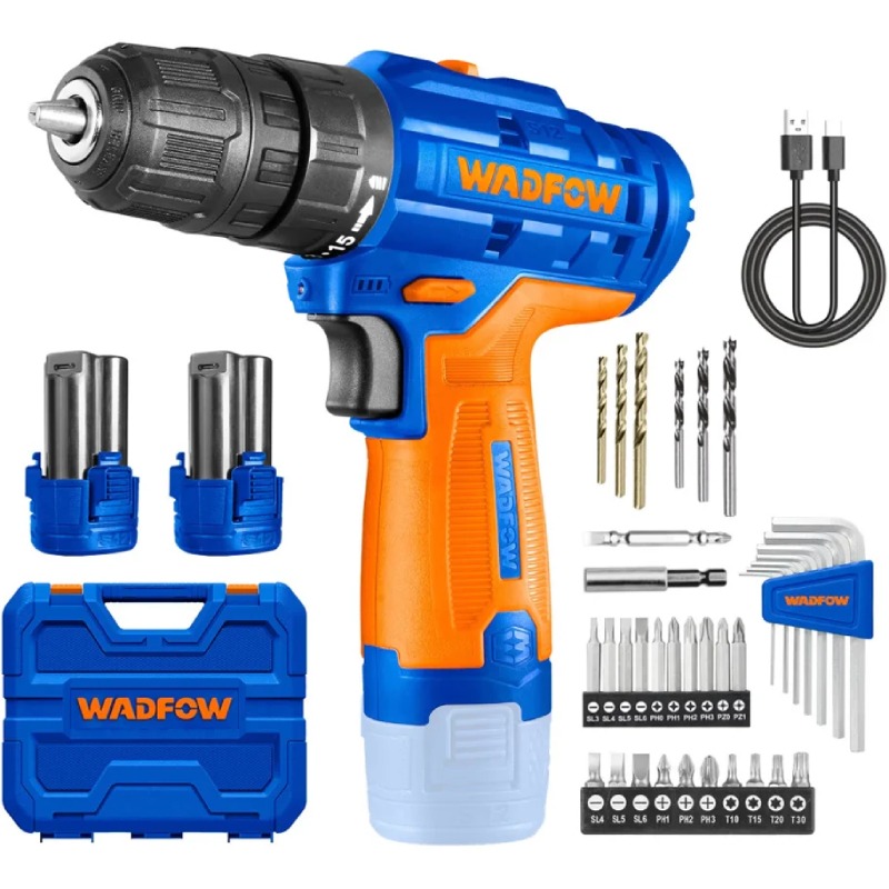 Perceuse Visseuse WADFOW WCDS525 12V 1.5 Ah 