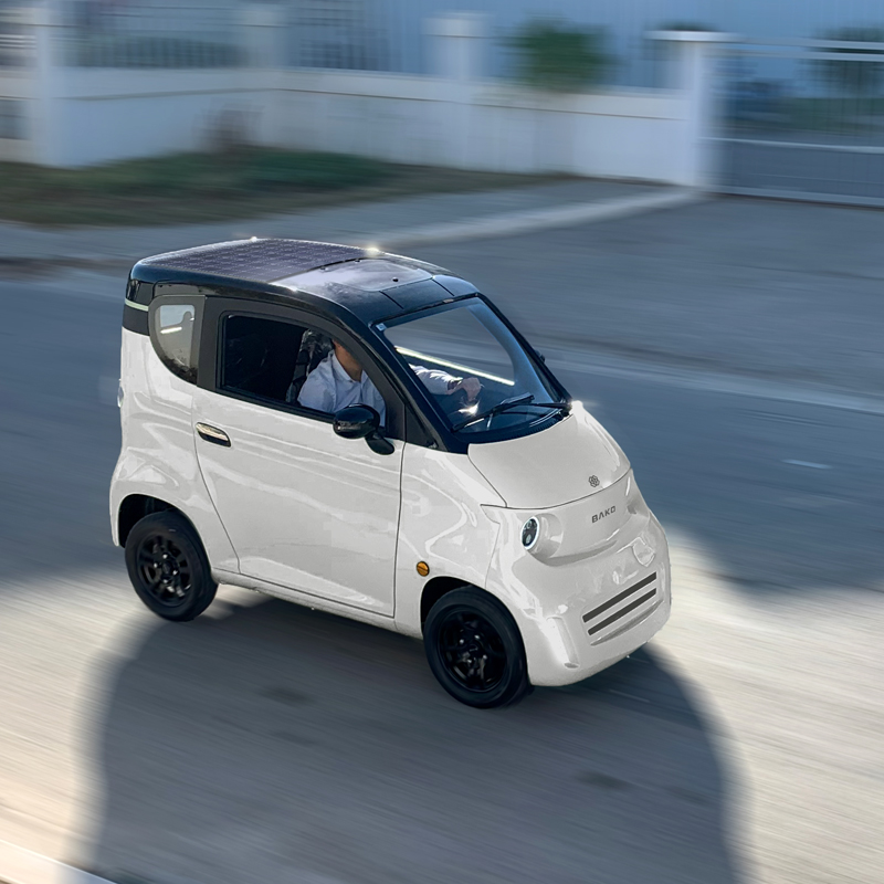 Voiture Électrique et Solaire BAKO BEE WAVE - Blanc - Image 2
