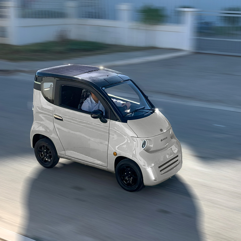Voiture Électrique et Solaire BAKO BEE WAVE - Gris Mat - Image 2